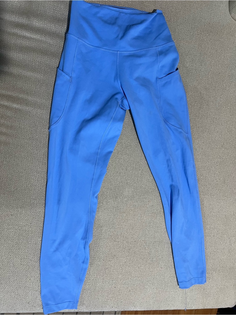 Nike Blue Dri-FIT Active Leggings with side pockets